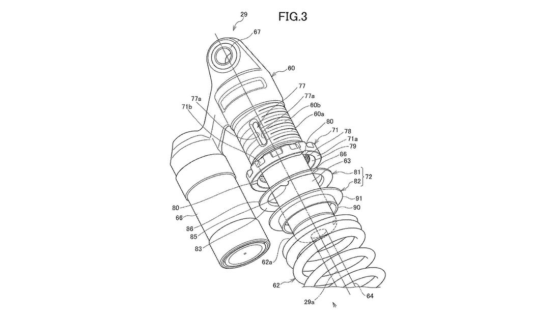 Honda Rebel 1100 patent image